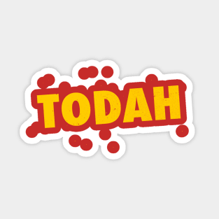 TODAH Sticker